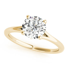 Round Solitaire Engagement Ring