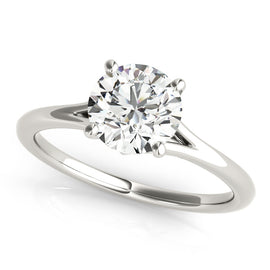 Round Solitaire Engagement Ring