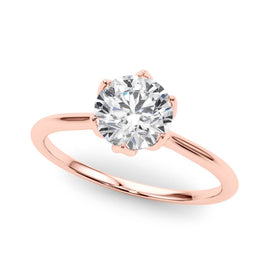 Round Solitaire Engagement Ring