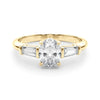 Oval Baguette Shoulders Engagement Ring