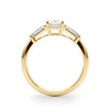 Oval Baguette Shoulders Engagement Ring