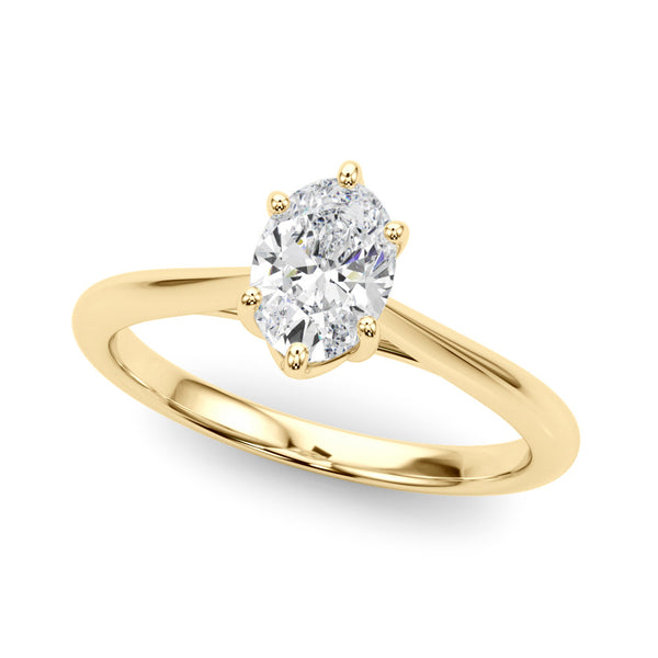 Oval Solitaire Engagement Ring