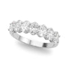 Oval Seven Stone Wedding Ring