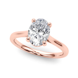 Oval Solitaire Engagement Ring