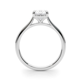 Oval Solitaire Engagement Ring