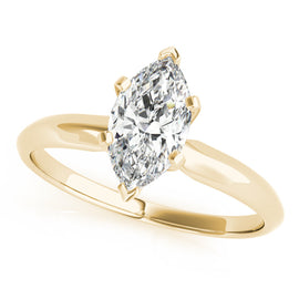 Marquise Solitaire Engagement Ring