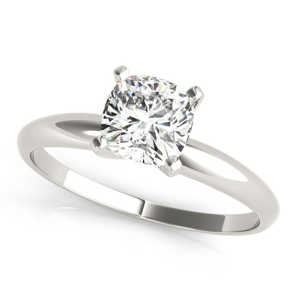 Cushion Solitaire Engagement Ring