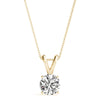 Round Diamond Solitaire Pendant