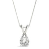 Pear Diamond Solitaire Pendant