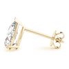 Pear Stud Diamond Earrings