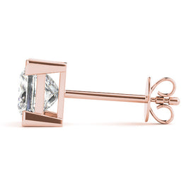 Princess Stud Diamond Earrings