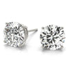 Round Stud Diamond Earrings