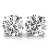 Round Stud Diamond Earrings