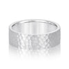 Men's Hammered Effect Wedding Ring