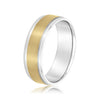 Men's Matte Centre Wedding Ring