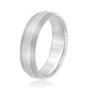 Men's Matte Centre Wedding Ring