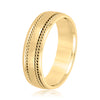 Men's Woven Centre Wedding Ring